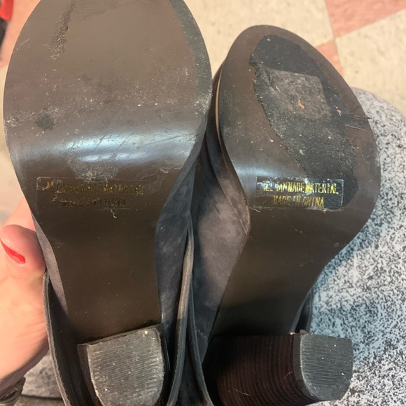 Suede High Heel Boots - Picture 3 of 4